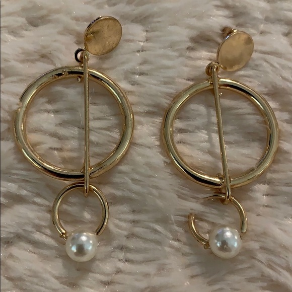 💜💜💜 3/$30 - 2 pairs for the price of one Gold faux earrings! - Picture 2 of 6